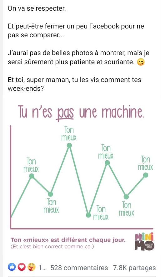 Exemple de publicité de Minimo motivation ludique