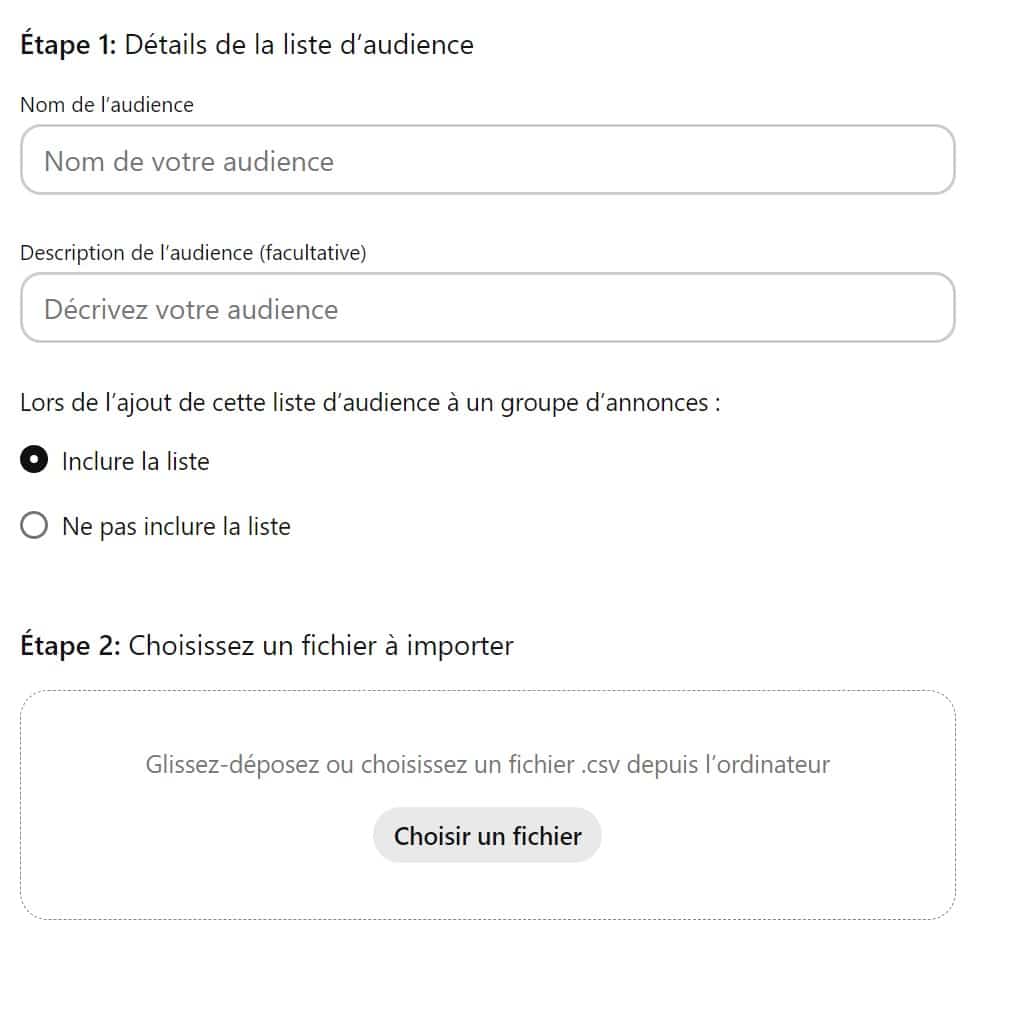 Retargeting d'une liste de clients sur Pinterest Ads Retargeting d'une liste de clients sur Pinterest Ads