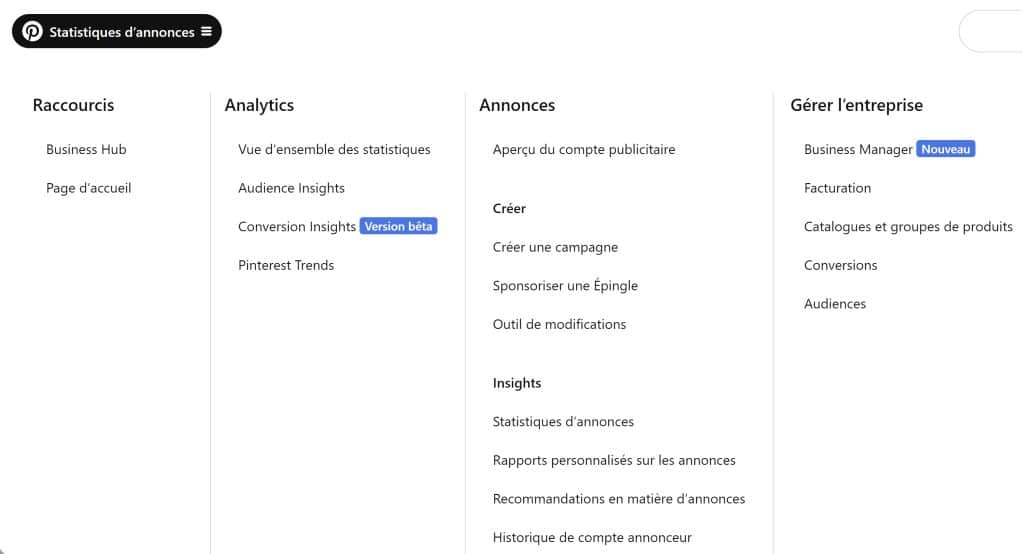 Suivre ses résultats publicitaires sur Pinterest Suivre ses résultats publicitaires sur Pinterest