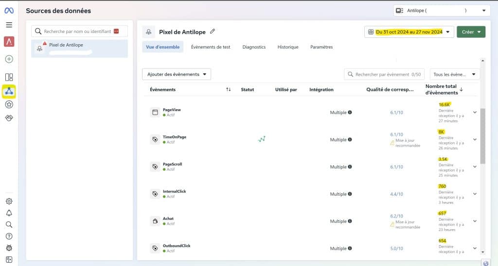Valider les événements et conversions du pixel Valider les événements et conversions du pixel