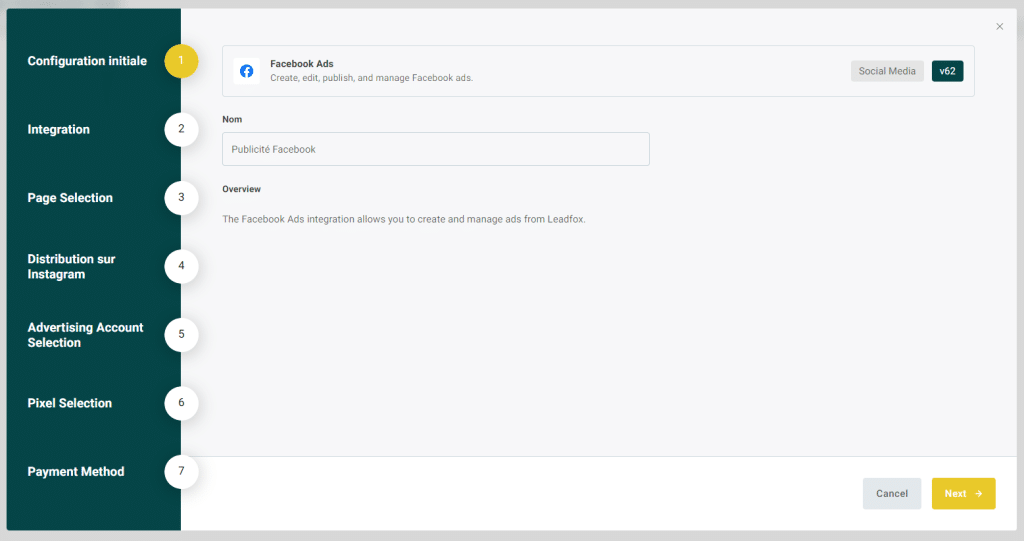 Ajouter le pixel Facebook sur LeadFox Ajouter le pixel Facebook sur LeadFox