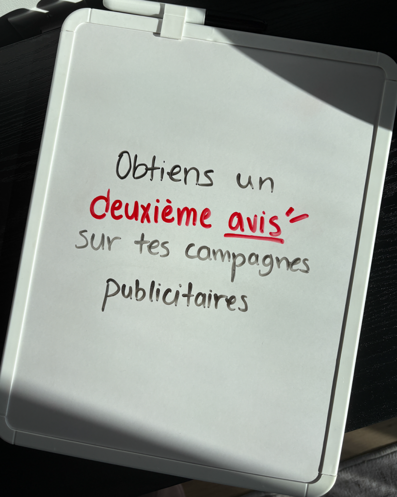 Exemple de publicité